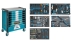 Servante d'atelier 8 tiroirs composée de 425 outils - modules mousses
