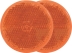 Catadioptre rond 60mm orange adhésif - blister de 2 pcs