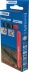 Marqueur indélébile noir/rouge pointe conique 1,5mm rétractable - blister de 3 pcs