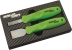 Grattoir lame acier de 16mm et 32mm avec manche PVC - lot de 2 pcs
