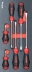 Module mousse 395x178mm métal tournevis plat - 6 pcs