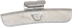 Masse d’équilibrage pour jante alu type 163 30g - lot de 100 pcs