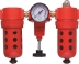 Filtre à air/régulateur/lubrificateur femelle 3/8" avec manomètre Filtre à air/régulateur/lubrificateur femelle 3/8" avec manomètre