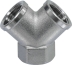 Raccord en Y 3 femelles 1/2"