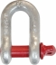 Manille droite avec axe vissé à œil 19mm 3,25T grade 80 - avec étiquette