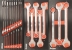 Servante d'atelier 7 tiroirs composée de 180 outils - modules carbone