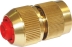 Raccord rapide laiton 3 billes avec stop eau pour tuyau de 19mm