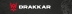 Bandeau magnétique Drakkar logo en filigrane pour gondole 985x170mm