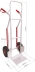 Diable 200kg aluminium roues pleines increvables