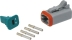 Connecteur étanche série DT femelle 4 voies en kit - lot de 10 pcs