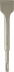 Burin plat SDS+ Larg 80mm long 200mm- Clip attache de 1 pièce