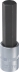 Douille tournevis 1/2" avec embout 100mm hexagonal 17mm