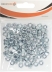 Ecrou hexagonal autofreiné zingué blanc M5 DIN 985 - sachet de 100 pcs