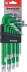 Clés mâles coudées Torx® longues magnétiques de T10 à T80 - étui pivotant de 13 pcs sur carte
