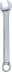 Clé mixte de 14mm tête polie - carte