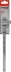 Rallonge coulissante 1/2" 250mm - carte