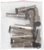 Raccord instantané métallique droit réduction 6-8mm - lot de 10 pcs