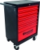 Servante d'atelier 7 tiroirs composée de 176 outils - modules finition carbone
