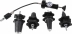 Testeur de pression universel circuit de refroidissement - coffret de 5 pcs