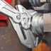 Pince clé gainée 400mm avec bouton poussoir