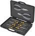 Coffret compact d'un jeu de 2 pinces pour l'électronique ESD et 6 tournevis Wera
