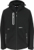 Veste respirante Softshell doublée noire avec capuche XS