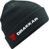 Bonnet noir Drakkar logo rouge