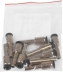 Raccord instantané métallique droit réduction 4-6mm - lot de 10 pcs
