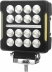 Phare de travail carré LED 12/24V 20W 2300 lumens BLACK SERIES