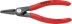 Pince droite 140mm pour circlips intérieur 12/25mm - carte