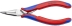 Pince de préhension - Becs demi-ronds lisses 45° - 145mm Gainage bi-matière