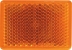 Catadioptre rectangle 56x39mm adhésif orange