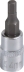 Douille tournevis 1/4" avec embout 37mm hexagonal 4mm