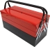 Caisse à outils métallique 5 compartiments 450x200x220mm