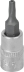 Douille tournevis 1/4" avec embout 37mm Torx® alésé TT15