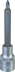 Douille tournevis 1/2" avec embout 105mm Pozidriv® PZ1