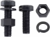 Vis/rondelle/écrou de M4 à M10 - 6 coffrets de 240 pcs