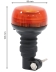 Mini-gyrophare LED flash 12/24V sur tige flexible