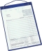 Tablette de fiche travaux A4 bleue - lot de 10 pcs