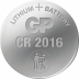 Pile bouton CR2016 lithium - lot de 10 blisters