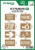 Pochoir réutilisable pour marquage au sol - kit parking 8 planches 740x610mm