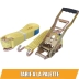Sangle d'arrimage à cliquet séparé inversé 50mm 7,5T 9m doigts écartés