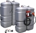 Kit de 2 cuves de stockage gasoil PEHD 1000L double paroi