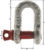 Manille droite avec axe vissé à œil 13mm 1,5T grade 80