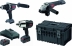 Pack 20V perceuse 125Nm-meuleuse 125mm-clé à chocs brushless 3/4" 2710Nm-2 batteries 5Ah Li-ion