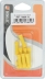 Cosse jonction bout à bout isolée jaune - blister de 10 pcs