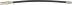 Flexible rilsan 8mm M10 300mm avec agrafe pour pompe à graisse - carte