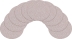 Disque abrasif de ponçage Ø 76,2mm grain 600 - lot de 10 pcs