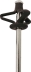 Rivet pétale spécial plaque d'immatriculation noir 4x18mm - 25 pcs