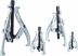 Arrache roulement 2/3 branches - coffret 72 pcs